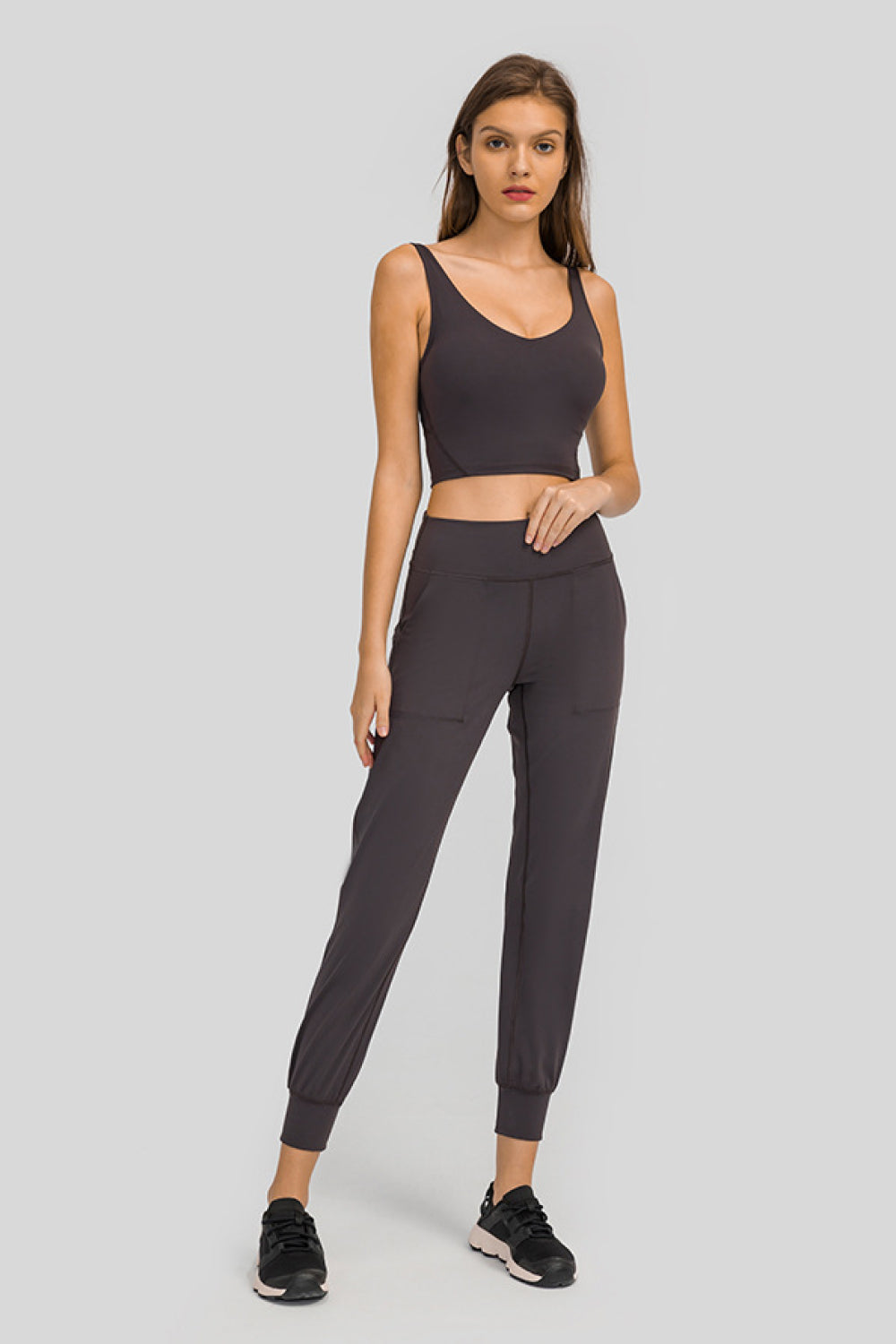 Millennia Wide Waistband Slant Pocket Pants - felvior