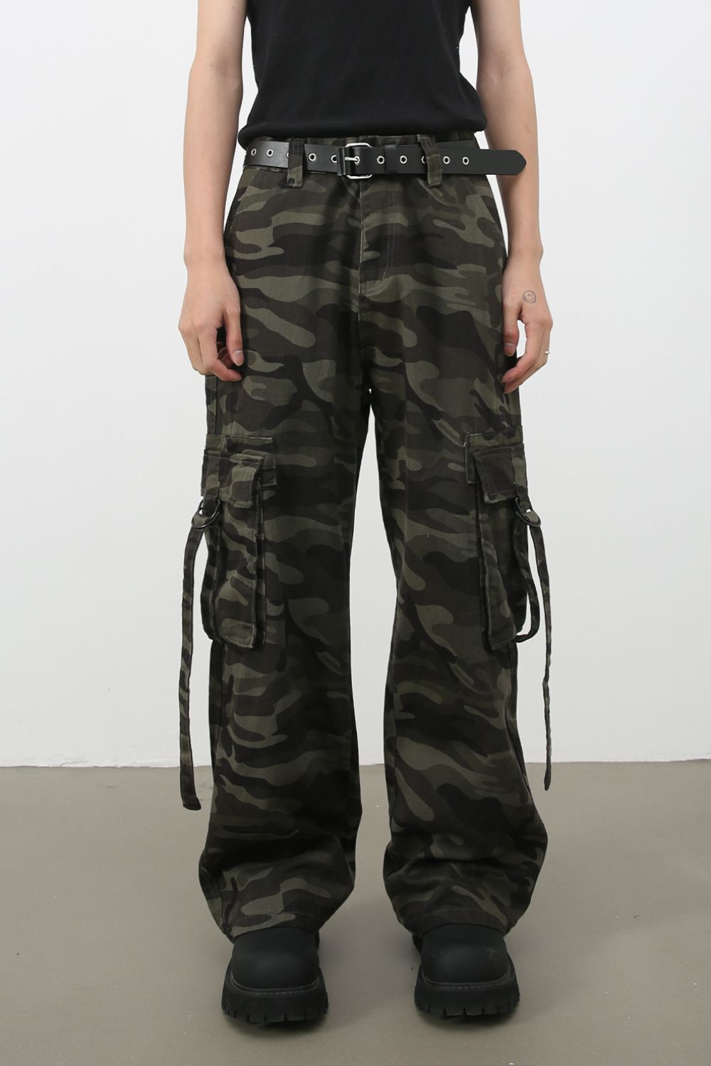 Men's Camouflage Cargo Jeans Hauptbild