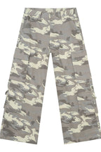 Men's Camouflage Wide Leg Cargo Jeans