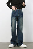 Men's Bootcut Jeans with Pockets - felvior