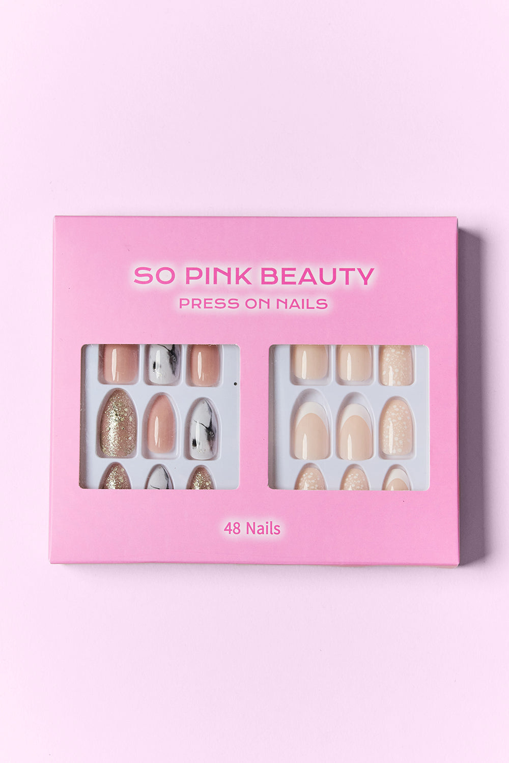 SO PINK BEAUTY Press On Nails 2 Packs - felvior
