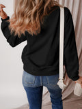 MERRY CHRISTMAS Dropped Shoulder Long Sleeve Sweatshirt - felvior