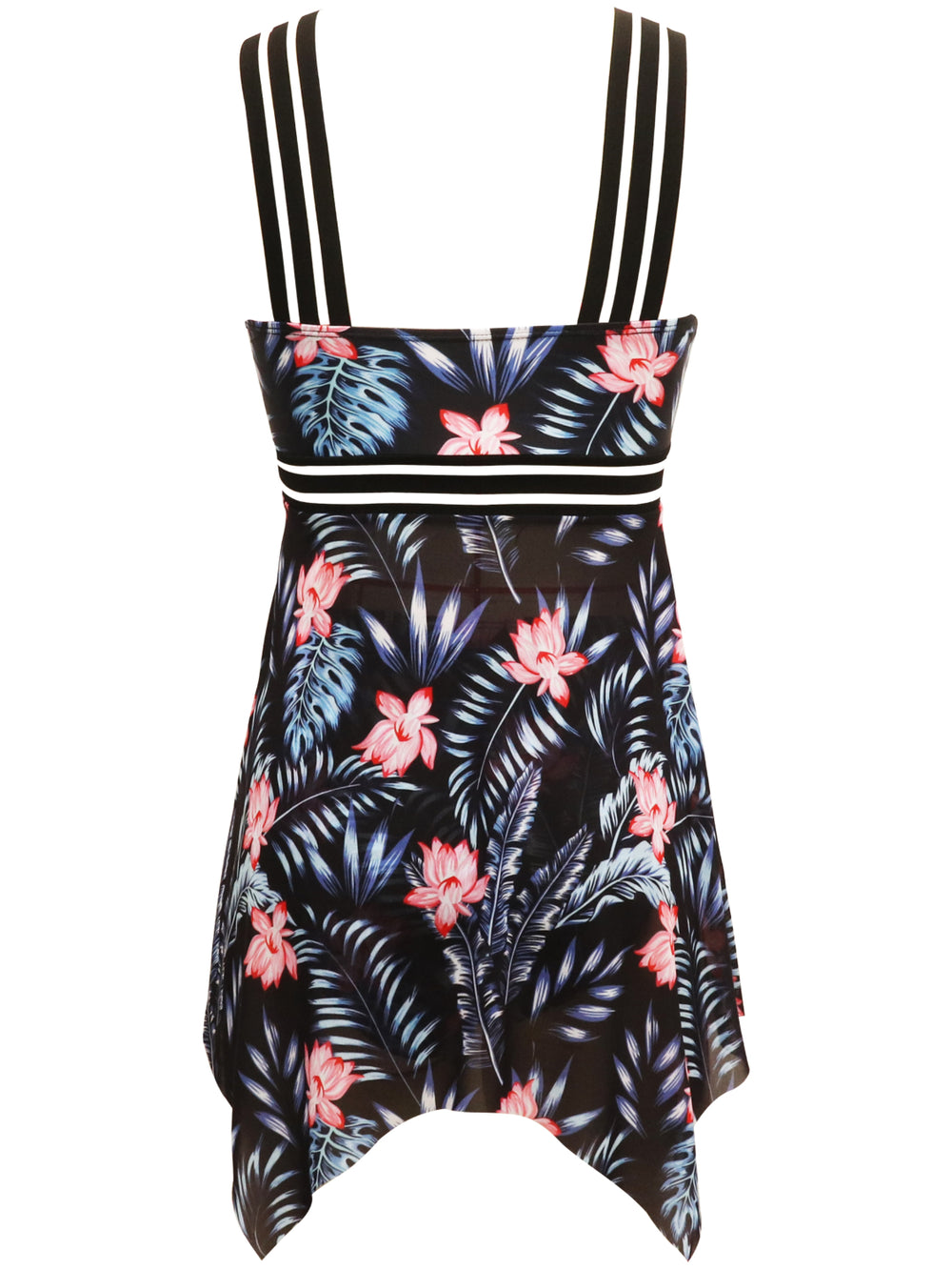 Cutout Printed Two-Piece Swim Set