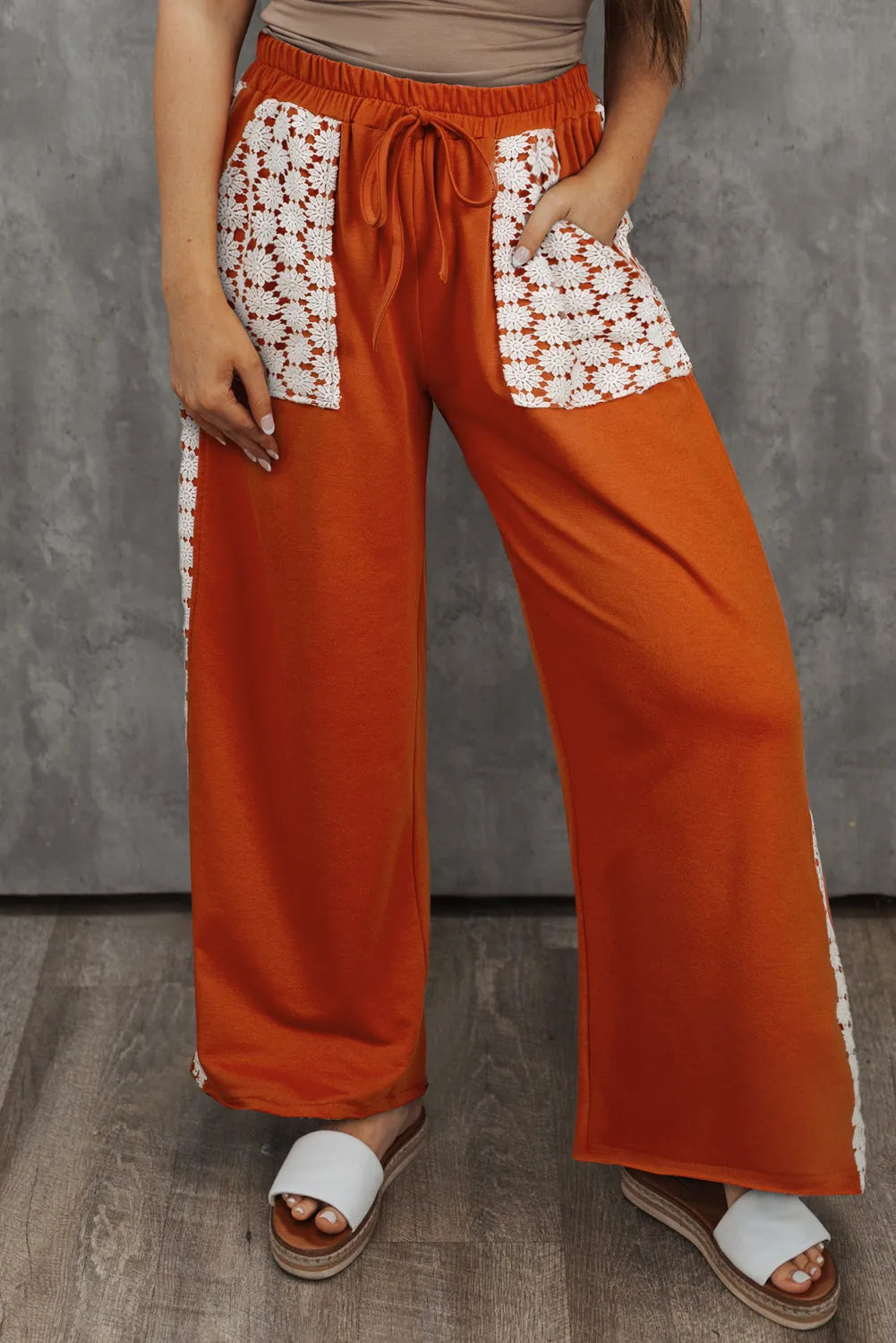 Plus Size Wide Leg Pants Hauptbild