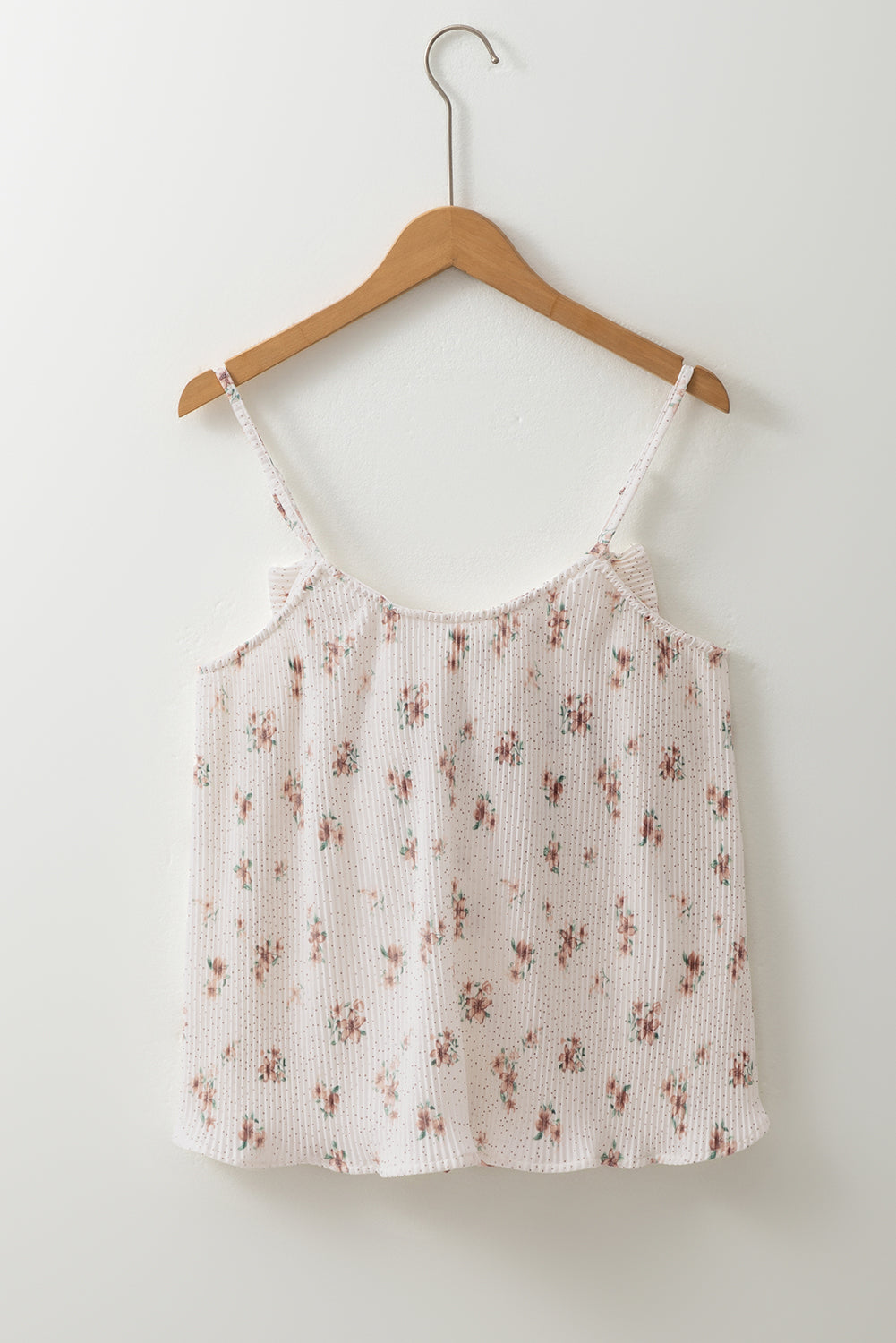 Floral Bow Back Scoop Neck Cami