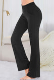 Pocketed High Waist Active Pants - felvior