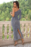 One-Shoulder Long Sleeve Dress - felvior