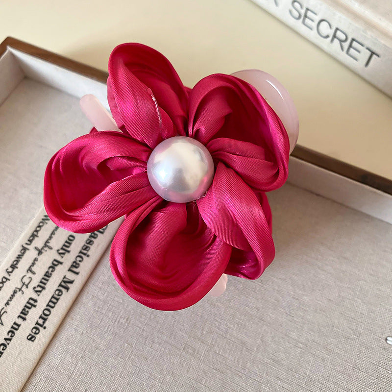 Flower Acrylic Hair Claw Clip - felvior