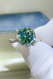 5 Carat Moissanite 925 Sterling Silver Ring - felvior