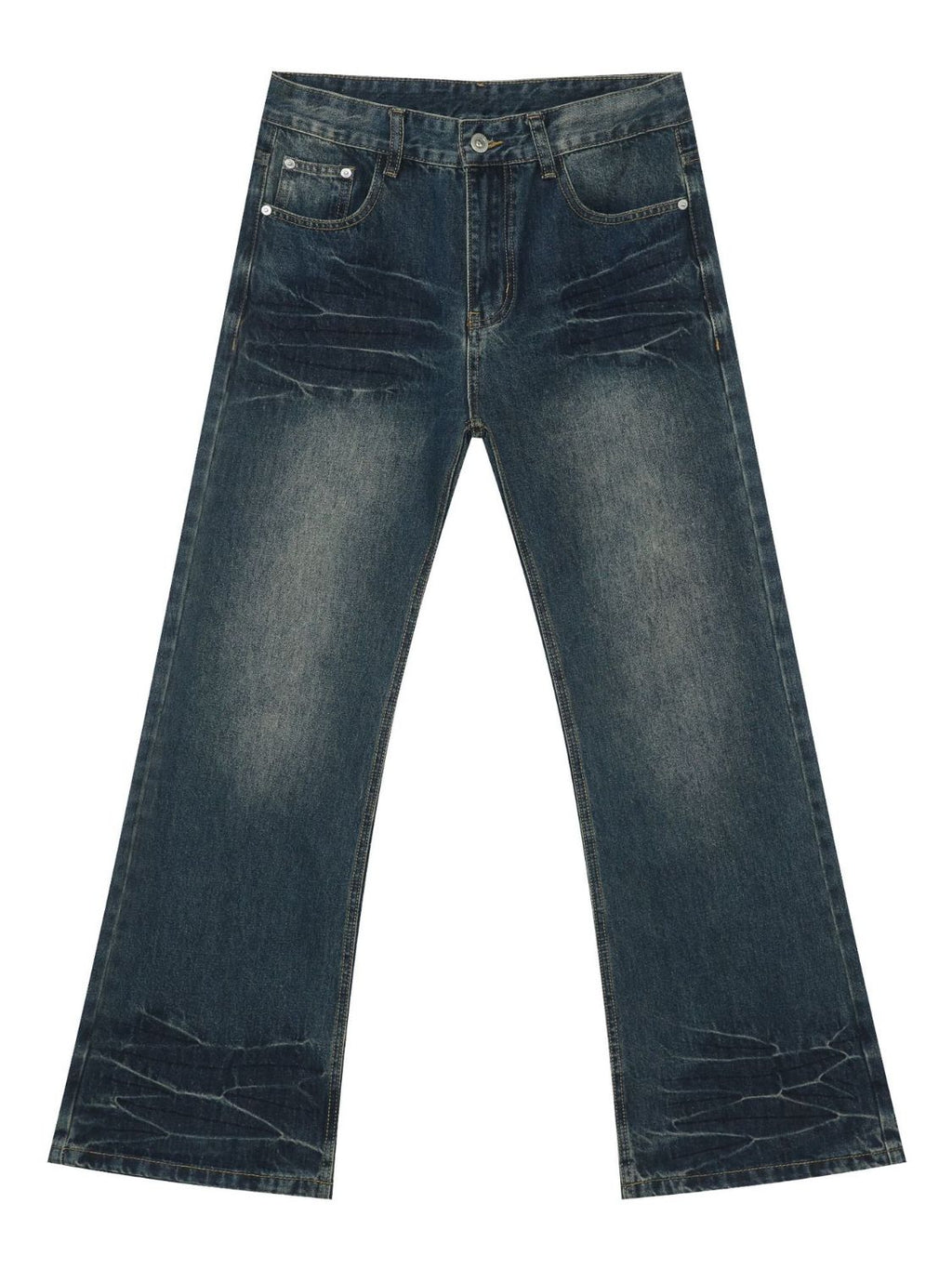 Men's Bootcut Jeans with Pockets