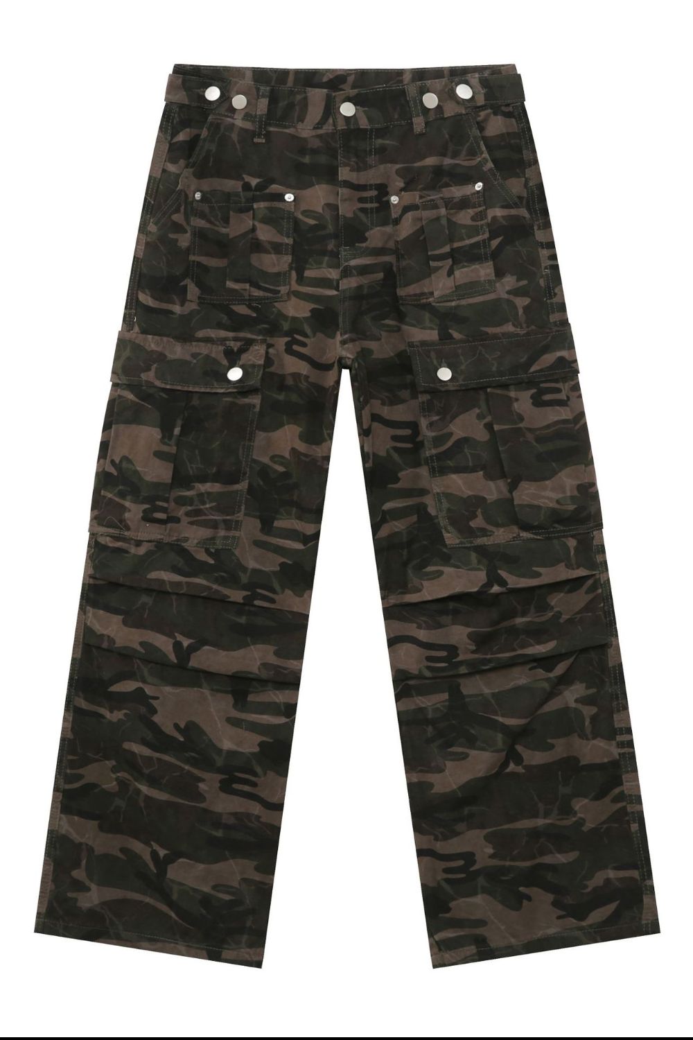 Men's Camouflage Jeans with Cargo Pockets