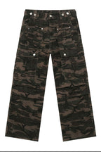 Men's Camouflage Jeans with Cargo Pockets