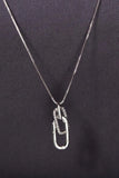 925 Sterling Silver Inland Zircon Necklace - felvior