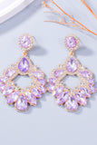 Alloy Rhinestone Dangle Earrings - felvior