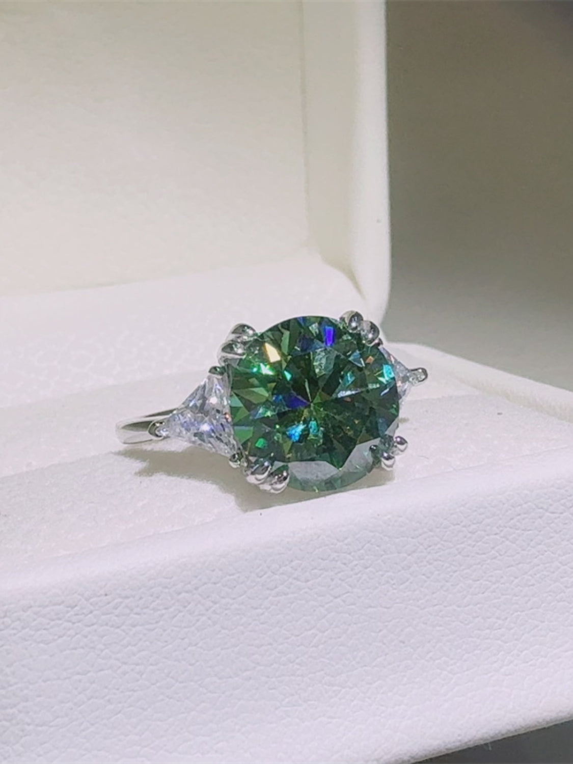 5 Carat Moissanite 925 Sterling Silver Ring - felvior