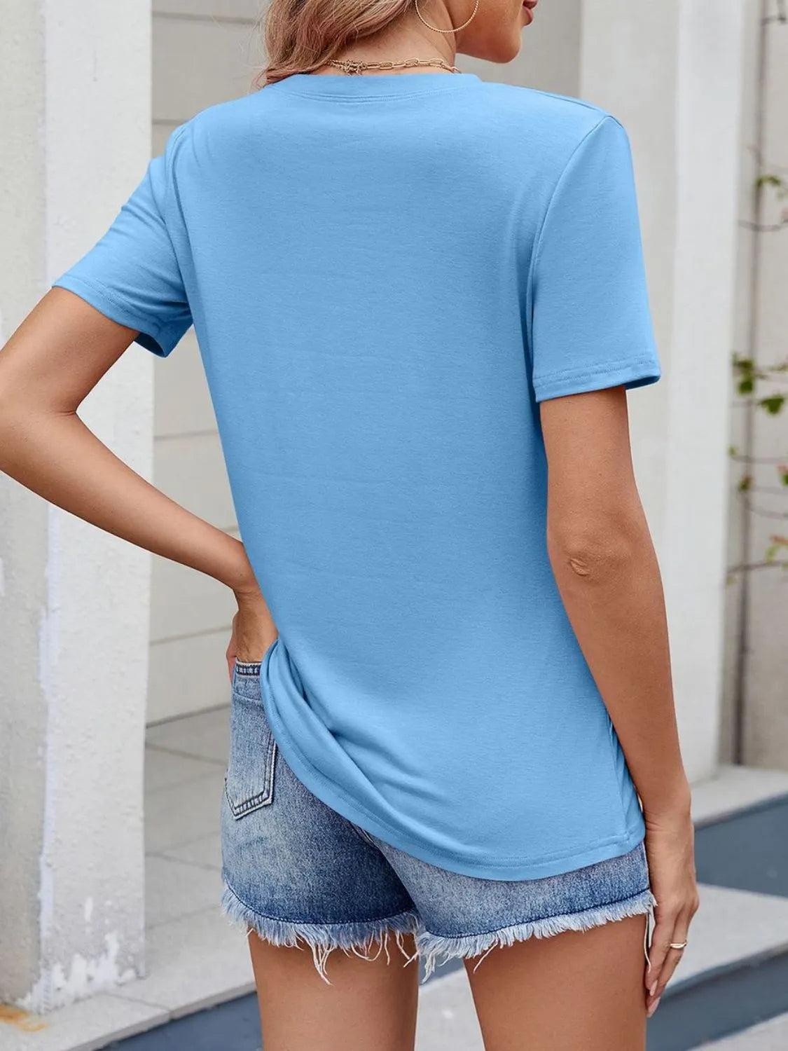Round Neck Short Sleeve T-Shirt