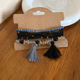 Tassel Rice Bead Bracelet - felvior