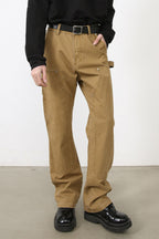 Men's Wide Straight Leg Jeans with Pockets