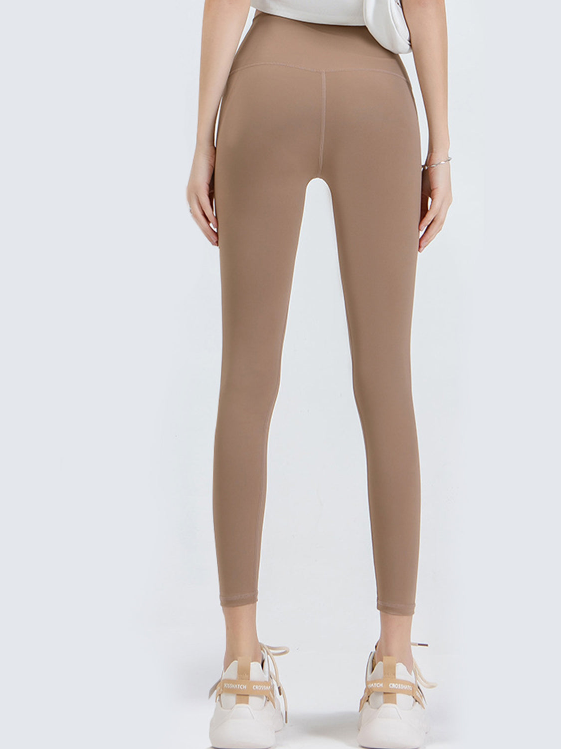 Wide Waistband Sports Leggings - felvior