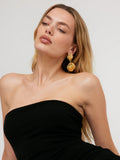 18K Gold-Plated Stainless Steel Square Earrings - felvior