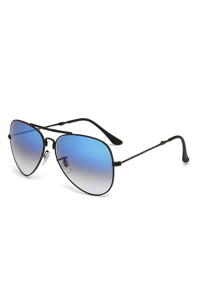 Aviator Sunglasses with Metal Temple Secondary image