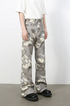 Men's Camouflage Jeans with Pockets