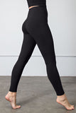 Faith Apparel High Waist Wide Waistband Leggings - felvior