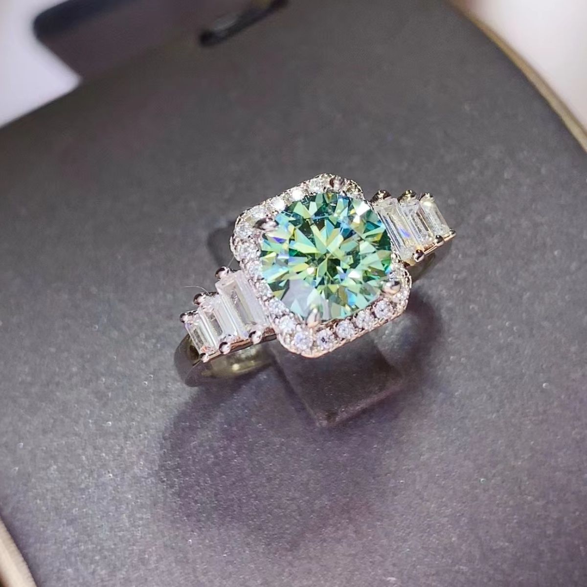3 Carat Moissanite 925 Sterling Silver Ring - felvior