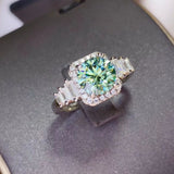 3 Carat Moissanite 925 Sterling Silver Ring - felvior