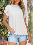 Round Neck Short Sleeve T-Shirt