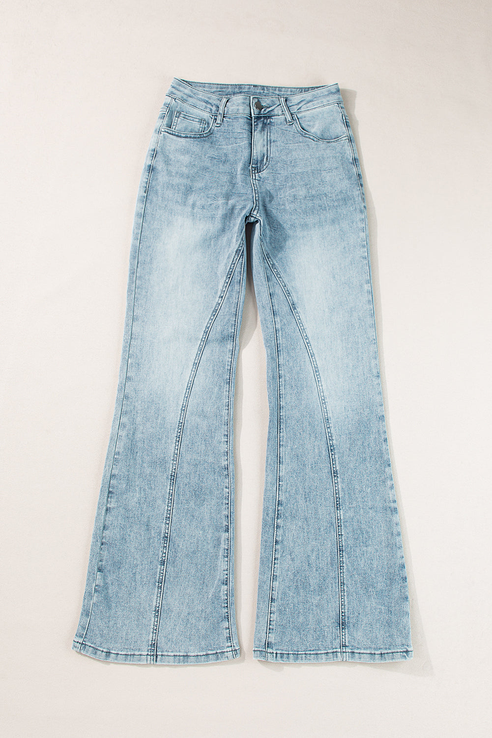 Wide Leg Jeans with Pockets - felvior