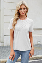 Round Neck Short Sleeve T-Shirt