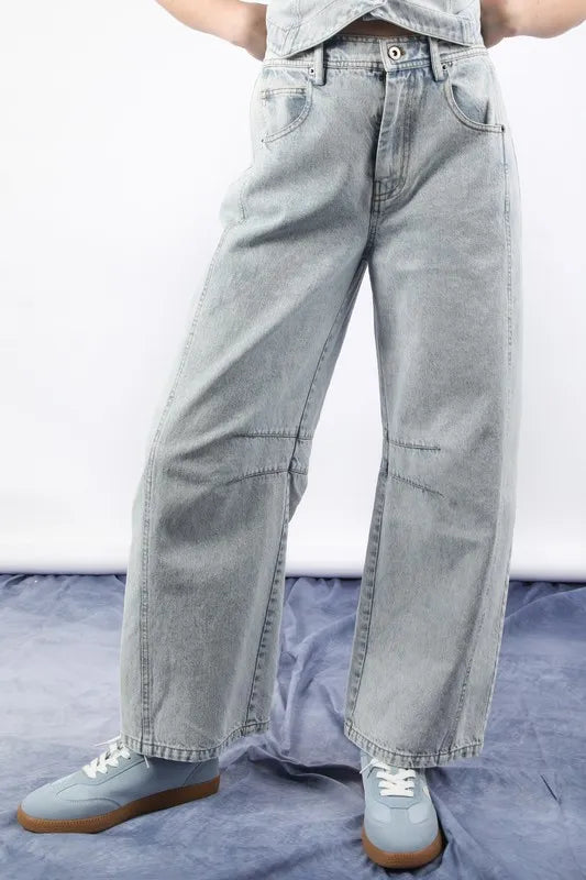 VERY J Wide Leg Comfy Jeans - felvior