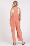 Mittoshop Scoop Neck Wide Leg Overalls - felvior