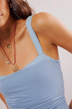 Square Neck Wide Strap Cami