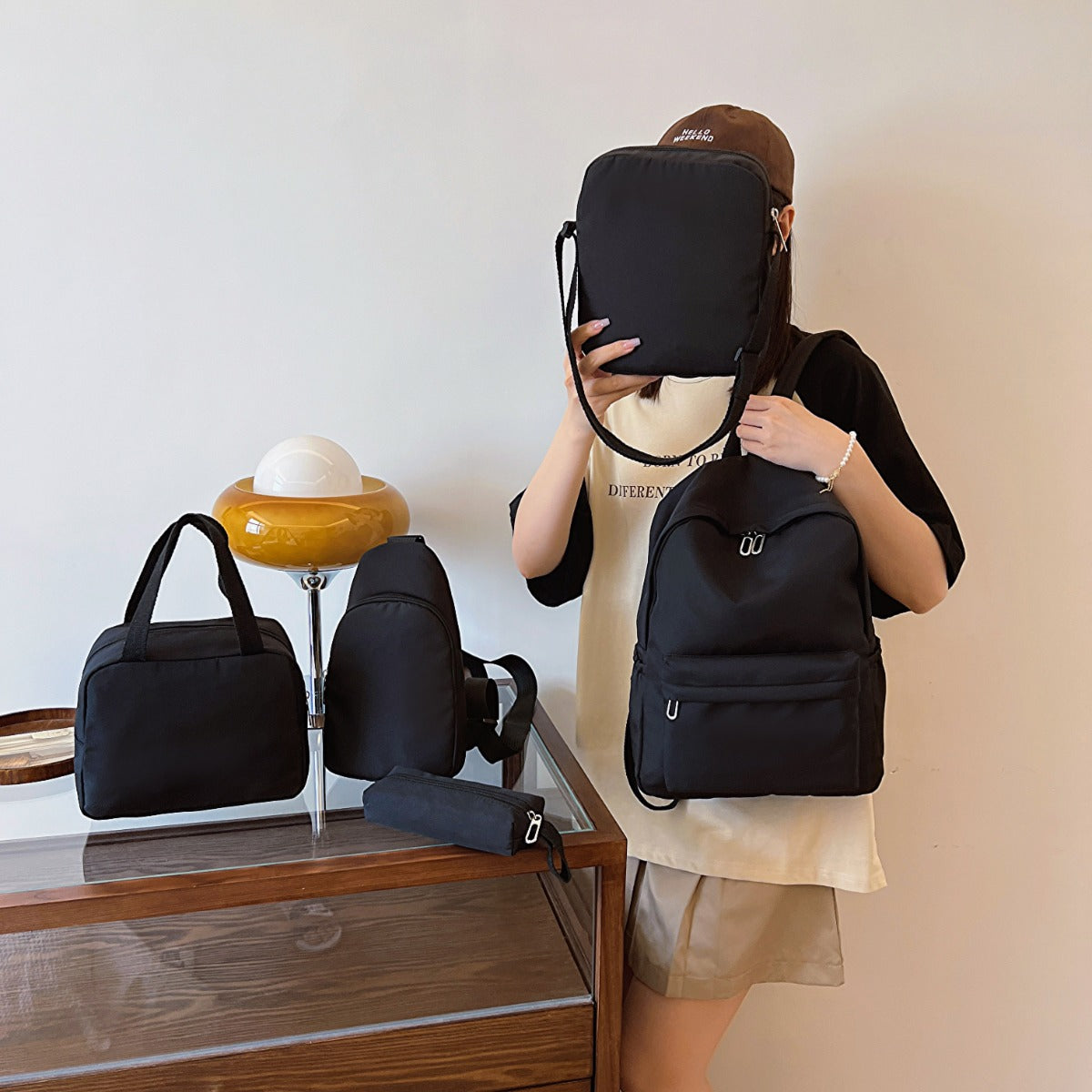 Cloth 5 Piece Bag Set - felvior