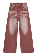 Men's Wide Leg Jeans with Pockets