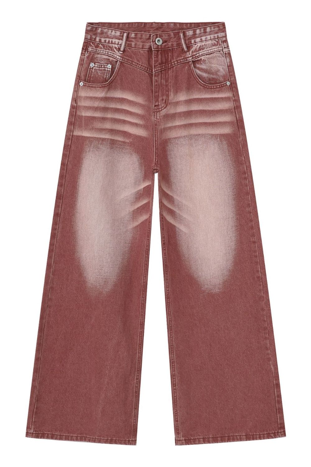 Men's Wide Leg Jeans with Pockets