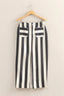 HYFVE Striped Pocket Detail Maxi Skirt