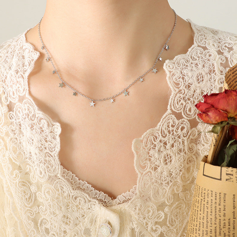 Titanium Steel Charm Necklace - felvior