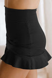 Ruffle Hem Swim Skort - felvior