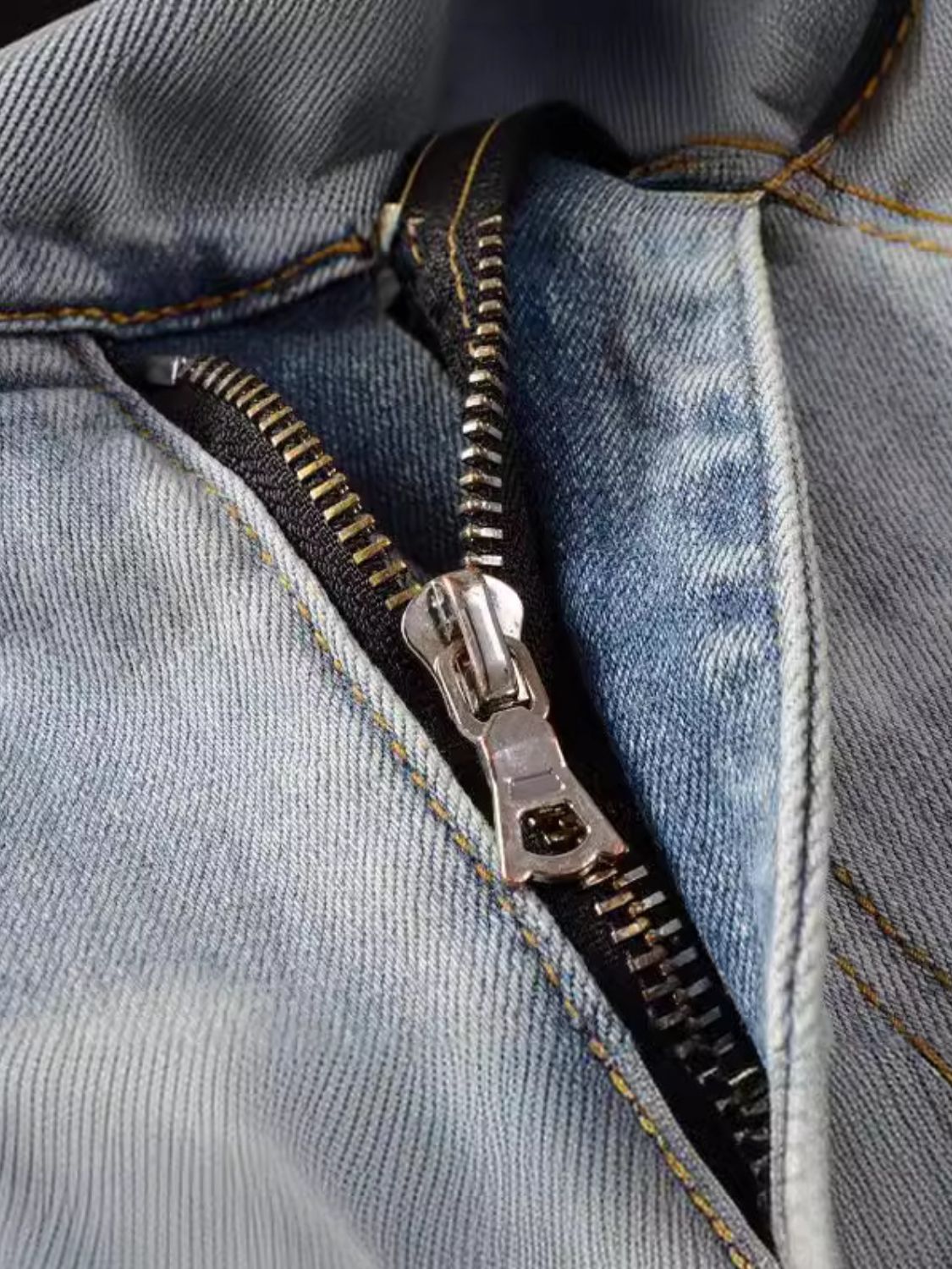 Men's Distressed Jeans with Pockets - felvior