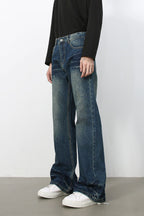 Men's Bootcut Jeans with Pockets