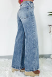 High Waist Wide Leg Jeans - felvior