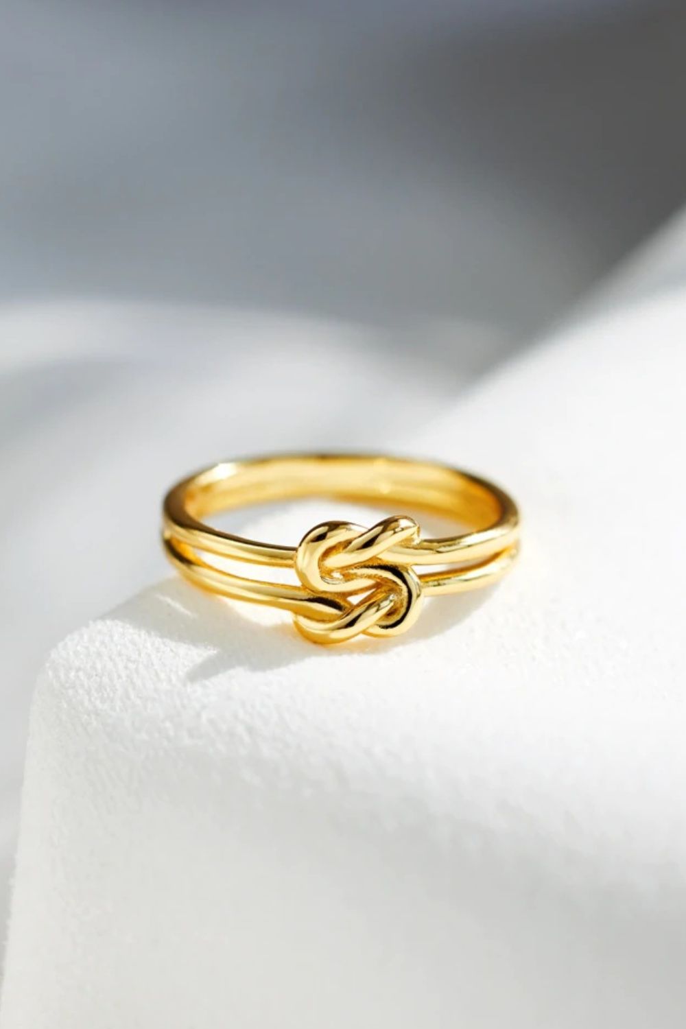 925 Sterling Silver Knotted Ring - felvior