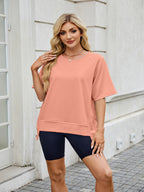 Round Neck Short Sleeve T-Shirt