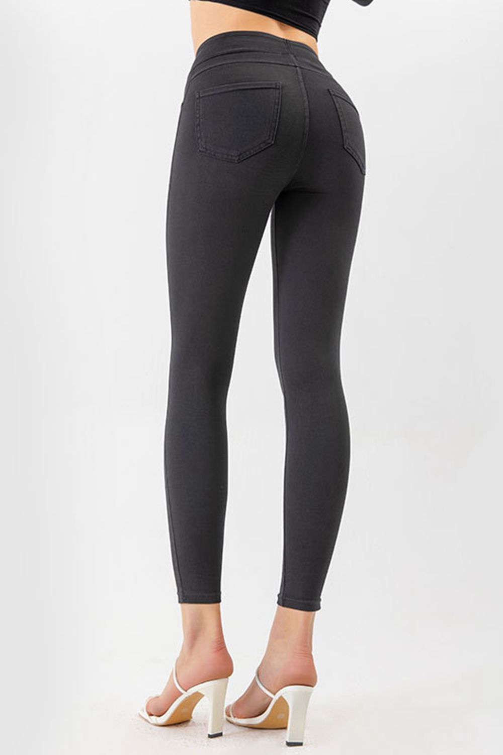 High Waist Skinny Jeans - felvior