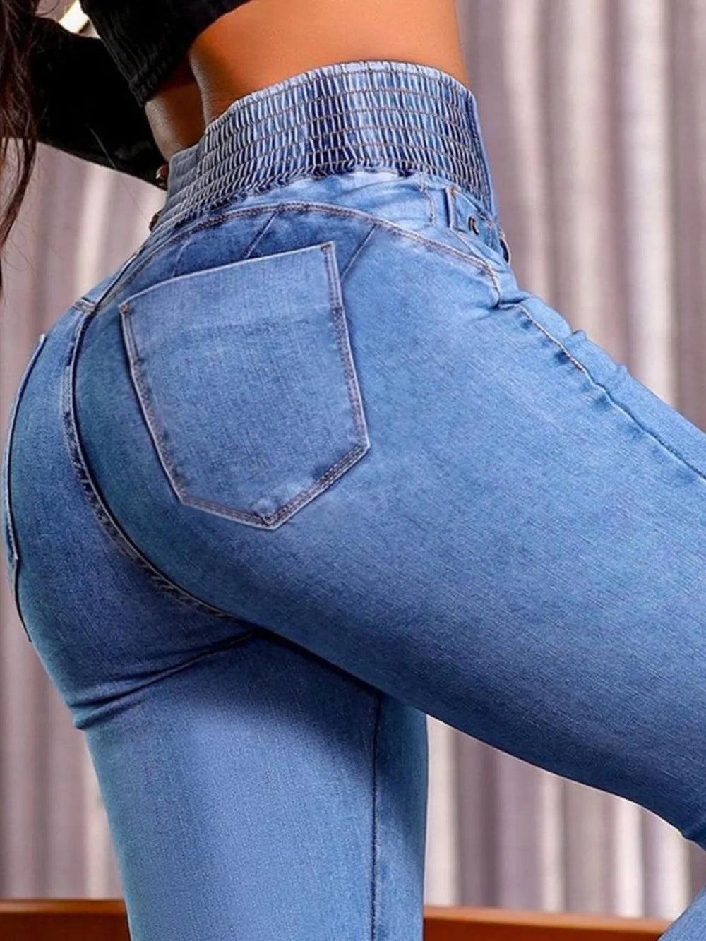 High Rise Bootcut Jeans