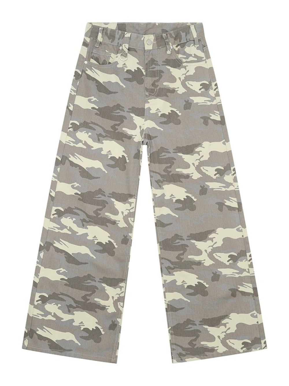 Men's Wide Leg Jeans with Pockets