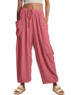 Full Size Wide Leg Pants with Pockets Plus Size